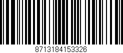 Código de barras (EAN, GTIN, SKU, ISBN): '8713184153326'