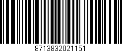 Código de barras (EAN, GTIN, SKU, ISBN): '8713832021151'