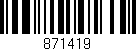 Código de barras (EAN, GTIN, SKU, ISBN): '871419'