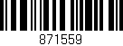Código de barras (EAN, GTIN, SKU, ISBN): '871559'