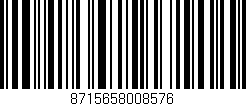 Código de barras (EAN, GTIN, SKU, ISBN): '8715658008576'