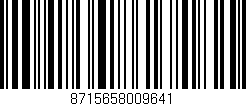 Código de barras (EAN, GTIN, SKU, ISBN): '8715658009641'