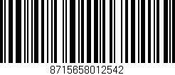 Código de barras (EAN, GTIN, SKU, ISBN): '8715658012542'