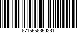 Código de barras (EAN, GTIN, SKU, ISBN): '8715658350361'