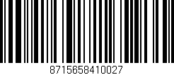 Código de barras (EAN, GTIN, SKU, ISBN): '8715658410027'