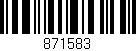 Código de barras (EAN, GTIN, SKU, ISBN): '871583'
