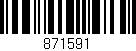 Código de barras (EAN, GTIN, SKU, ISBN): '871591'