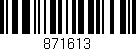 Código de barras (EAN, GTIN, SKU, ISBN): '871613'