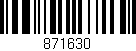 Código de barras (EAN, GTIN, SKU, ISBN): '871630'
