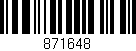 Código de barras (EAN, GTIN, SKU, ISBN): '871648'