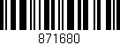 Código de barras (EAN, GTIN, SKU, ISBN): '871680'