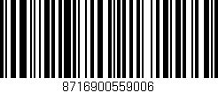 Código de barras (EAN, GTIN, SKU, ISBN): '8716900559006'