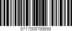 Código de barras (EAN, GTIN, SKU, ISBN): '8717009799898'