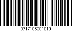 Código de barras (EAN, GTIN, SKU, ISBN): '8717185381818'