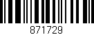 Código de barras (EAN, GTIN, SKU, ISBN): '871729'