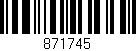 Código de barras (EAN, GTIN, SKU, ISBN): '871745'