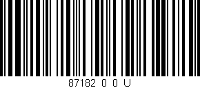 Código de barras (EAN, GTIN, SKU, ISBN): '87182_0_0_U'
