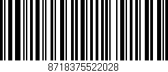 Código de barras (EAN, GTIN, SKU, ISBN): '8718375522028'
