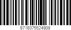 Código de barras (EAN, GTIN, SKU, ISBN): '8718375524909'