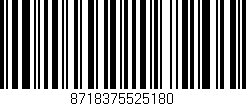 Código de barras (EAN, GTIN, SKU, ISBN): '8718375525180'