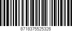 Código de barras (EAN, GTIN, SKU, ISBN): '8718375525326'