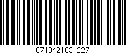 Código de barras (EAN, GTIN, SKU, ISBN): '8718421831227'