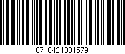 Código de barras (EAN, GTIN, SKU, ISBN): '8718421831579'
