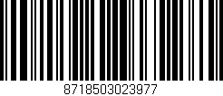 Código de barras (EAN, GTIN, SKU, ISBN): '8718503023977'