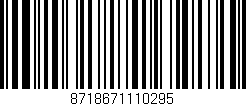 Código de barras (EAN, GTIN, SKU, ISBN): '8718671110295'
