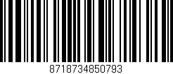 Código de barras (EAN, GTIN, SKU, ISBN): '8718734850793'