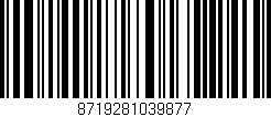 Código de barras (EAN, GTIN, SKU, ISBN): '8719281039877'