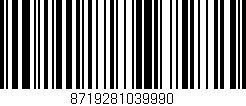 Código de barras (EAN, GTIN, SKU, ISBN): '8719281039990'