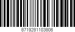 Código de barras (EAN, GTIN, SKU, ISBN): '8719281103806'