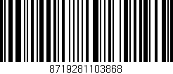 Código de barras (EAN, GTIN, SKU, ISBN): '8719281103868'