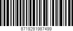 Código de barras (EAN, GTIN, SKU, ISBN): '8719281987499'
