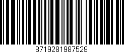 Código de barras (EAN, GTIN, SKU, ISBN): '8719281987529'