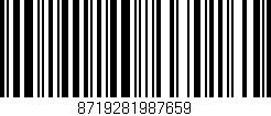 Código de barras (EAN, GTIN, SKU, ISBN): '8719281987659'
