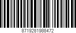Código de barras (EAN, GTIN, SKU, ISBN): '8719281988472'