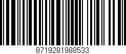 Código de barras (EAN, GTIN, SKU, ISBN): '8719281988533'