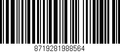 Código de barras (EAN, GTIN, SKU, ISBN): '8719281988564'