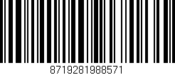 Código de barras (EAN, GTIN, SKU, ISBN): '8719281988571'