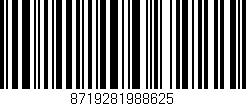 Código de barras (EAN, GTIN, SKU, ISBN): '8719281988625'