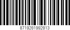 Código de barras (EAN, GTIN, SKU, ISBN): '8719281992813'