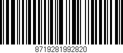 Código de barras (EAN, GTIN, SKU, ISBN): '8719281992820'