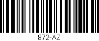 Código de barras (EAN, GTIN, SKU, ISBN): '872-AZ'