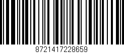 Código de barras (EAN, GTIN, SKU, ISBN): '8721417228659'
