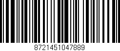 Código de barras (EAN, GTIN, SKU, ISBN): '8721451047889'