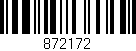 Código de barras (EAN, GTIN, SKU, ISBN): '872172'