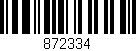 Código de barras (EAN, GTIN, SKU, ISBN): '872334'