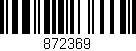 Código de barras (EAN, GTIN, SKU, ISBN): '872369'